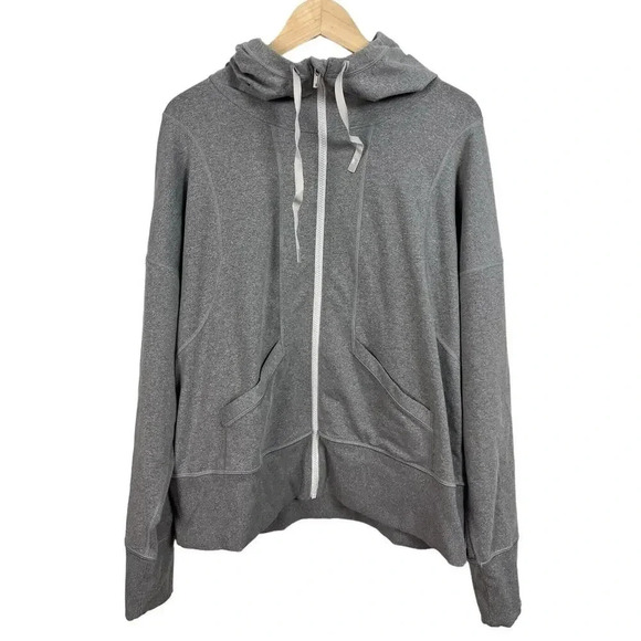 Lucy Gray Zip Up Hoodie Refer To Measurements Activewear Pockets Women’s - Picture 1 of 7